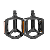 Shengmilo black e-bike pedals featuring reflective strips wellgo bike pedals for enhanced safety